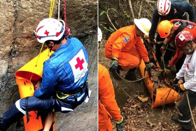 La Libertad: Turista murió al caer de unas cascadas en Tamanique