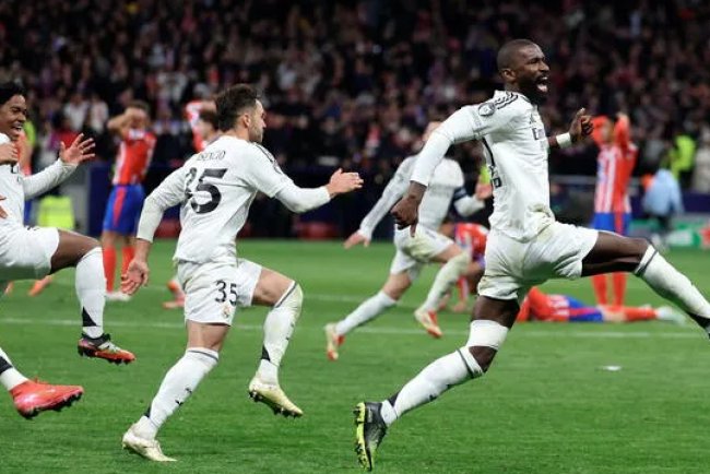 Real Madrid vence al Atlético de Madrid en la eliminatoria de los octavos de final de la UEFA Champions League