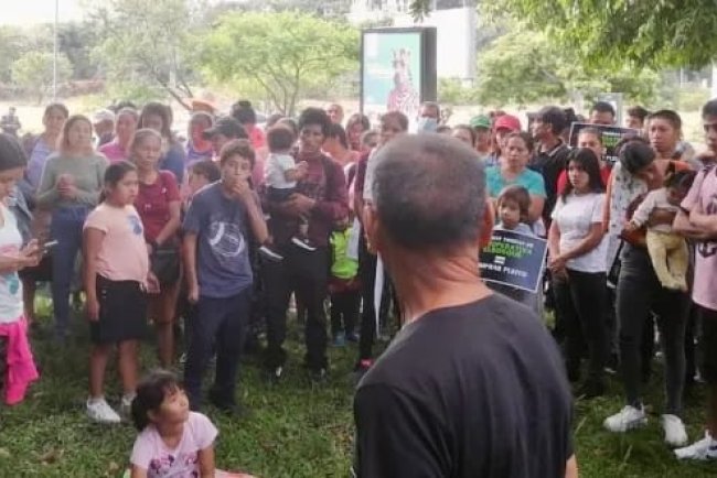 Acusan a representantes de comunidad El Bosque que protestó cerca de casa del Presidente