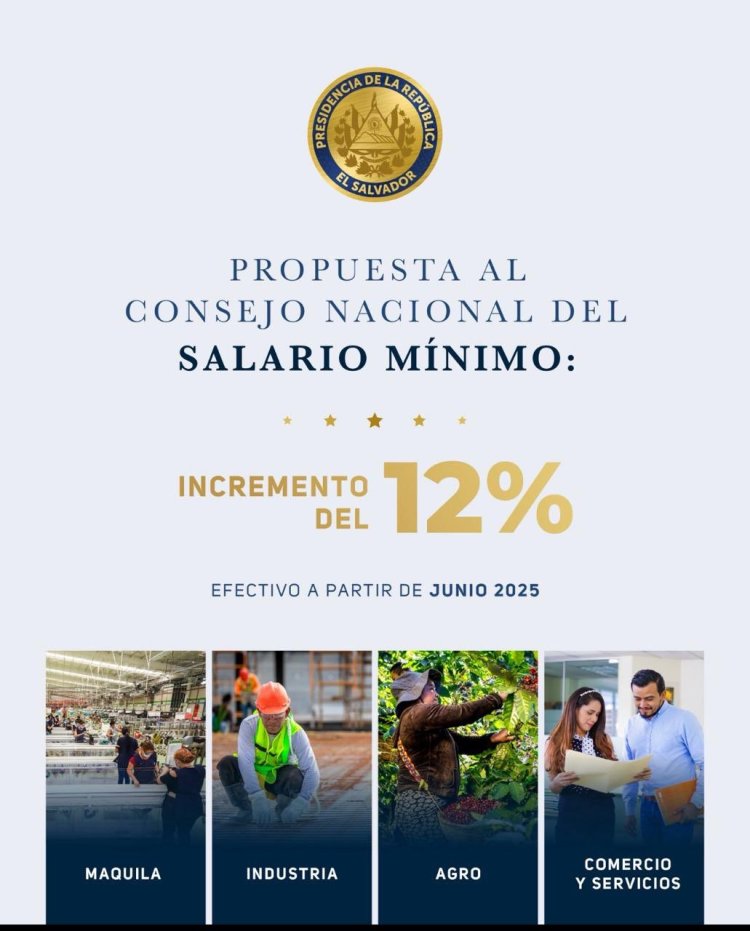 Salario Mínimo entra en vigencia el 1 de junio.