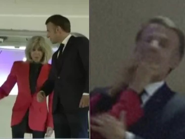 Analizan conversación entre Emmanuel Macron con su esposa tras bofetada