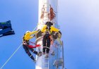 MOP instala sexta torre del Aerocable en San Salvador