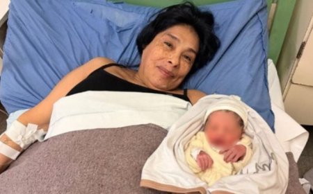 Mabel, de 62 años, se convierte en madre por primera vez en Argentina