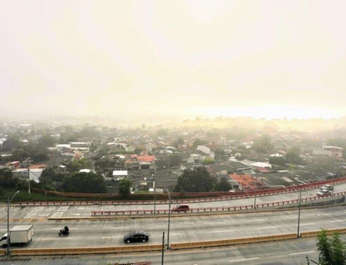 Polvo del Sahara ingresa a El Salvador con concentraciones muy bajas