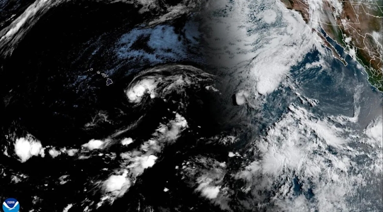 Hawái declara estado de emergencia ante posible fortalecimiento de la tormenta Lala