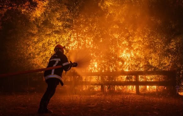 Incendios forestales y calor extremo golpean varios países de Europa