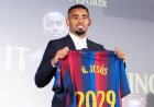 Gabriel Jesus ya puede debutar con el Barcelona tras ser inscrito en LaLiga