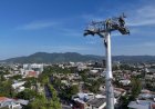 MOP instala séptima torre del Aerocable que conectará Mejicanos con San Salvador