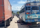 Bloqueos por alza del combustible complican el tránsito en Guatemala