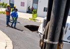 Cárcava afecta una calle en residencial Ciudad Marsella