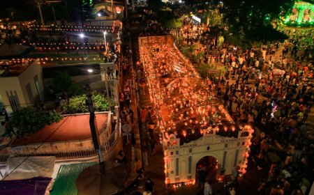 Ahuachapán vuelve a iluminarse con la tradición de los Farolitos