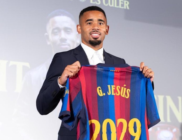Gabriel Jesus ya puede debutar con el Barcelona tras ser inscrito en LaLiga