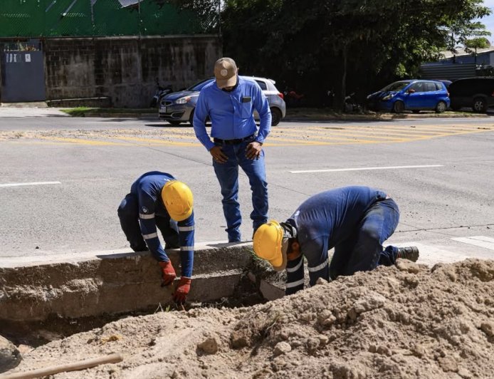 ANDA reporta 58 % de avance en renovación de red de agua potable en las colonias Milagro-Mireya