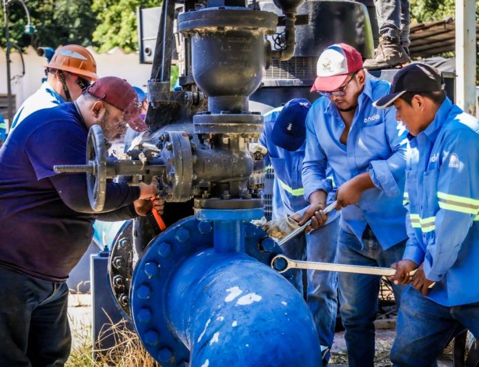 ANDA anuncia suspensión de agua potable por trabajos en el Sistema Zona Norte