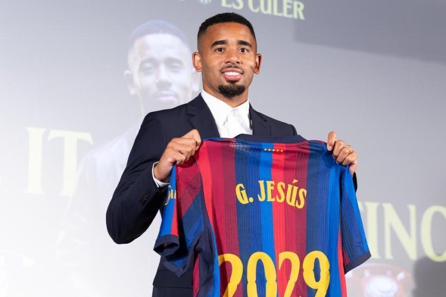 Gabriel Jesus ya puede debutar con el Barcelona tras ser inscrito en LaLiga
