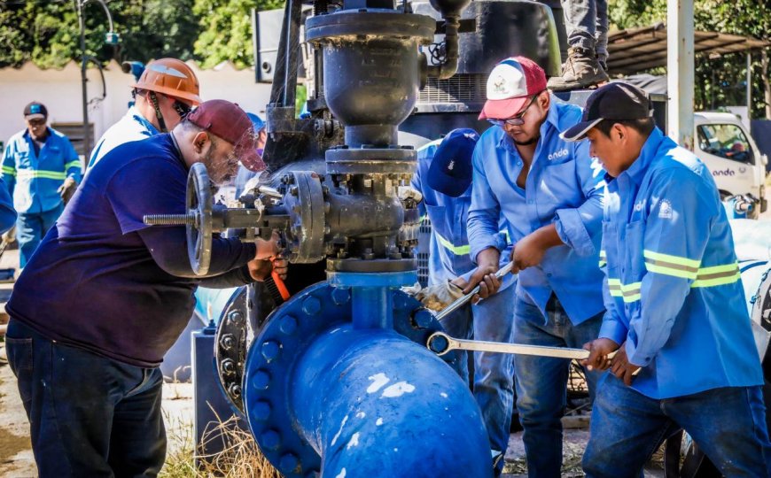 ANDA anuncia suspensión de agua potable por trabajos en el Sistema Zona Norte