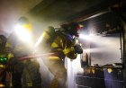 Bomberos controlan incendio en el mercado municipal de Ciudad Arce