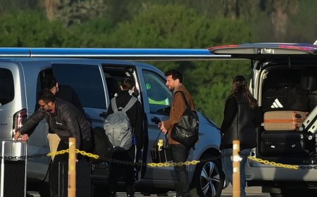 Lionel Messi llega a Rosario antes de su despedida con la selección argentina