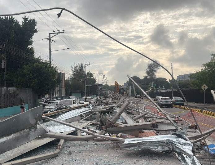 Ya fue demolida la estación MQ del SITRAMSS